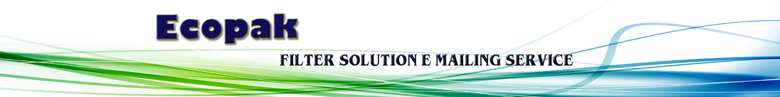 Ecopack, vendita prefiltri e filtri per impianti aria, turbine a gas, motori elettrici, generatori di corrente, cabine di verniciatura